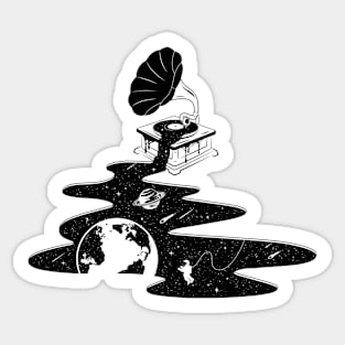 My Music Is My Universe Sticker